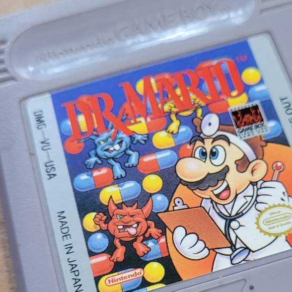 Dr. Mario Original Nintendo GameBoy Cartridge - Picture 2 of 7
